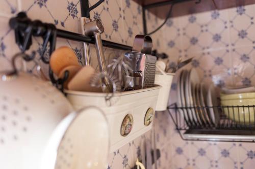 Dapur atau dapur kecil di Penzion Nostalgie 1876