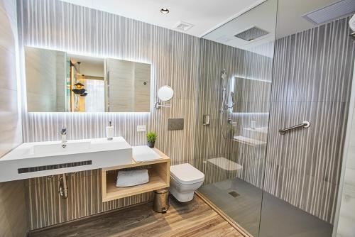 Kylpyhuone majoituspaikassa Gran Evenia Panamá Hotel