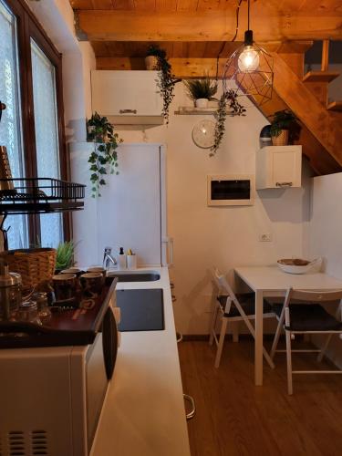 Una cocina o zona de cocina en DEA DREAMS - Marghera WiFi Metro a 2 passi