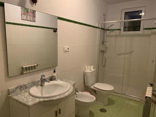 Ванная комната в Casa de Chelo y Eladio