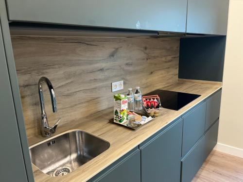 Dapur atau dapur kecil di Apartments BICO DE RODAS a Rural Luxury