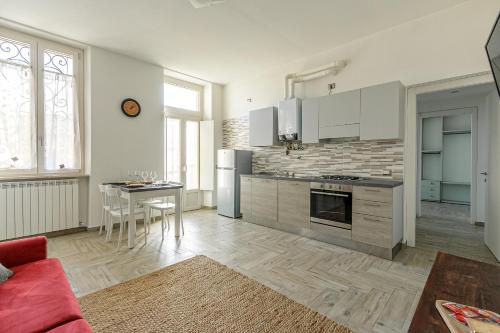 Η κουζίνα ή μικρή κουζίνα στο Al 33 di Via Roma - Apartments