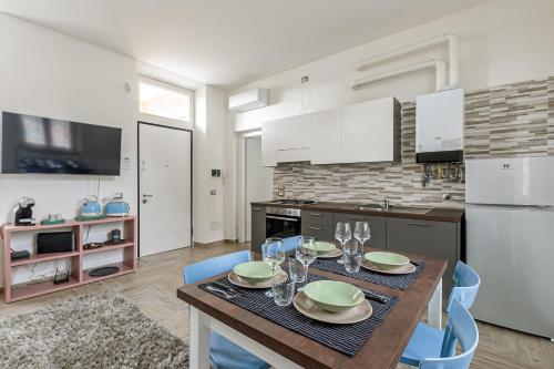 Η κουζίνα ή μικρή κουζίνα στο Al 33 di Via Roma - Apartments