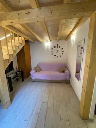 Кровать или кровати в номере Casa di Matty& Lory