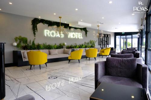 Roas Hotel Bodrum - City Centerにあるシーティングエリア