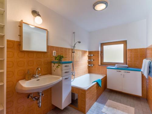 Vannituba majutusasutuses Apartment Rabl