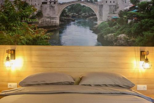 Katil atau katil-katil dalam bilik di Apartments & Rooms ARCH
