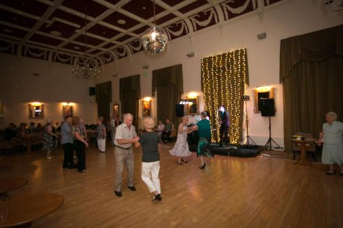 a group of people dancing on a dance floor at Hotel Prince Regent in Weymouth