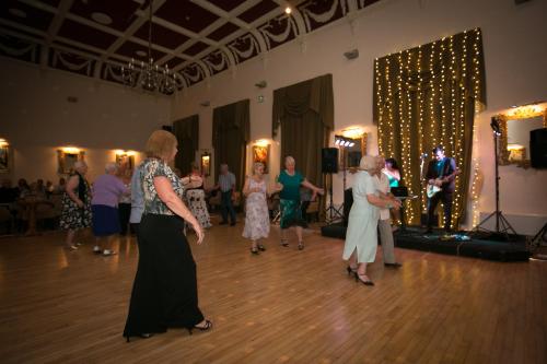 a group of people dancing on a dance floor at Hotel Prince Regent in Weymouth