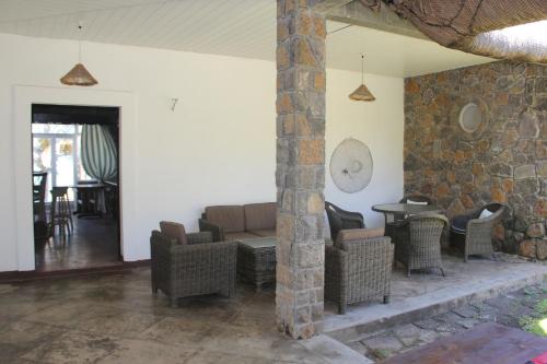 Ruang duduk di Keravel Bungalows