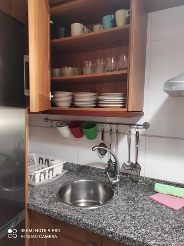 Kuchyňa alebo kuchynka v ubytovaní Apartamento Chinijo