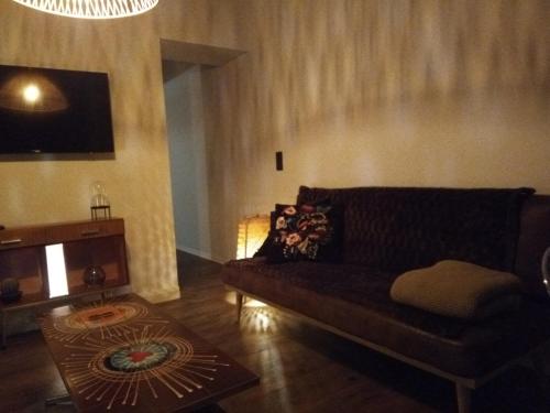 Zona d'estar a Thuir/Appartement avec loggia privative