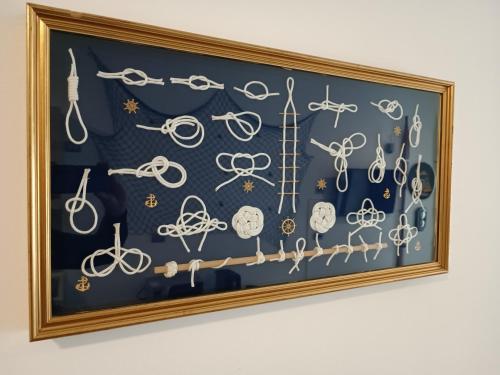 a framed picture of many different pairs of scissors at savonaamare 2.0 in Savona