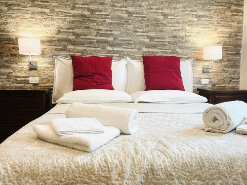 Ένα ή περισσότερα κρεβάτια σε δωμάτιο στο House Suestellas