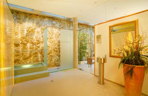Koupelna v ubytování Hotel Hollweger