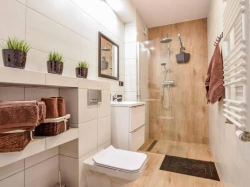 Kúpeľňa v ubytovaní Apartament na Szlaku Szklarska Poręba