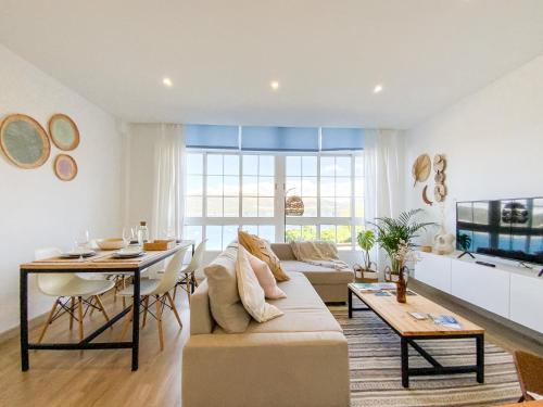 Χώρος καθιστικού στο Apartamento Fufú by ALÔGA