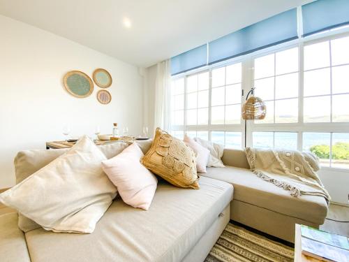 Χώρος καθιστικού στο Apartamento Fufú by ALÔGA