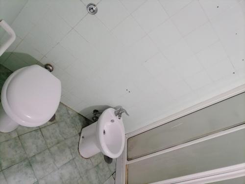 Koupelna v ubytování Sahary
