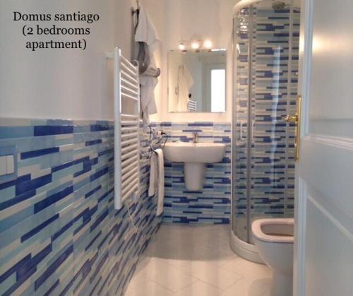 Kylpyhuone majoituspaikassa Santiago vacation home in Positano