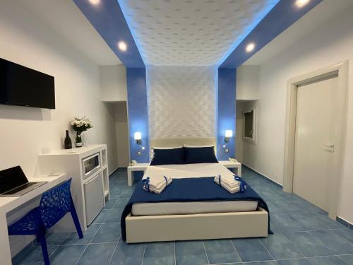 Cama ou camas em um quarto em Salento Sottovento Luxury BeB