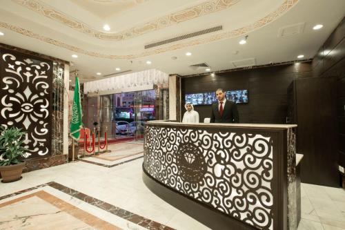 De lobby of receptie bij فندق ماسة المجد