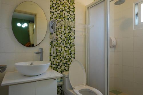 Koupelna v ubytování Provence Homestay