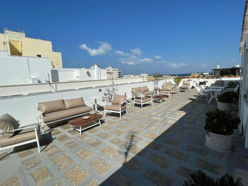 Balkoni atau teres di Faro Bianco Gallipoli - Suites & Apartments