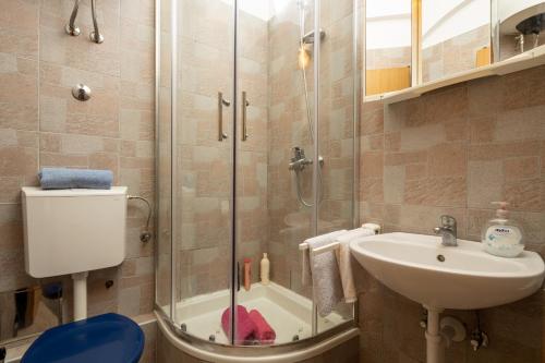 Kúpeľňa v ubytovaní Apartment Kaja