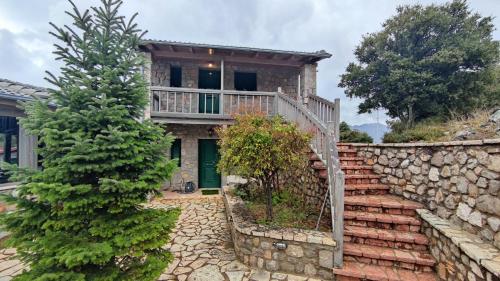 Traditional view apartment in Livadi Parnassos