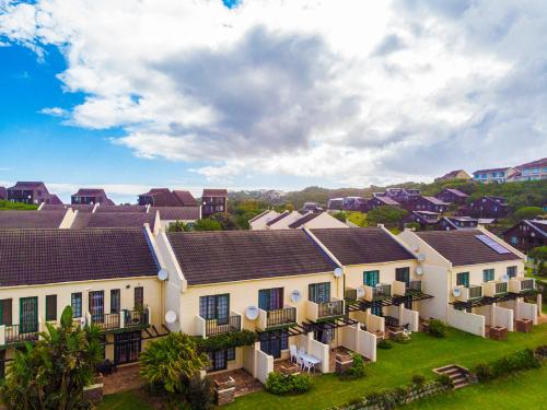 an aerial view of a row of houses at 41 Settler Sands, 39 West Beach Road, Port Alfred in Port Alfred