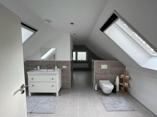 Koupelna v ubytování Dianna deluxe