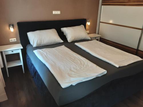 Cama o camas de una habitación en Haus am Soleweg