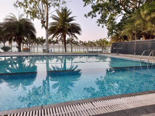 Bazén v ubytování Aquarius Resort nebo v jeho okolí