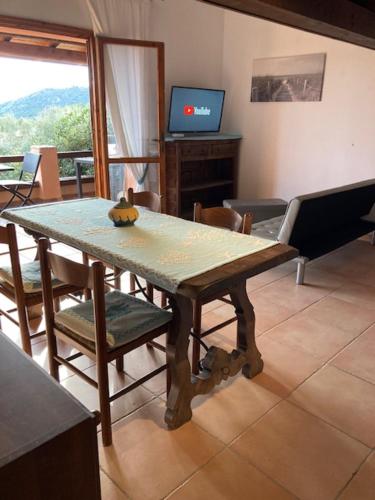 TV a/nebo společenská místnost v ubytování Olbia Osseddu House