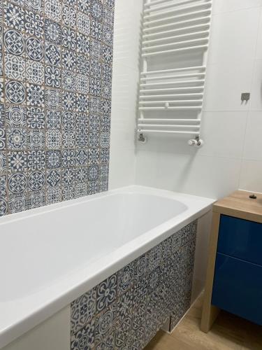 Kúpeľňa v ubytovaní Apartament Dziewiątka