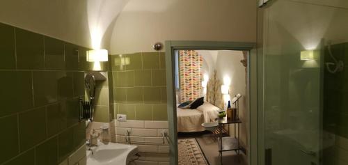 Ett badrum på Casa Pagiò