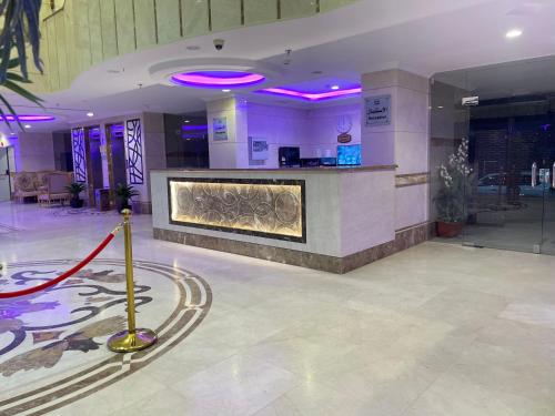 Lobbyen eller receptionen på فندق واحة الفارس 0 توصيل للحرم مجاناً