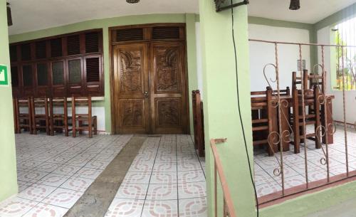 Un restaurante o sitio para comer en Posada Las Graditas
