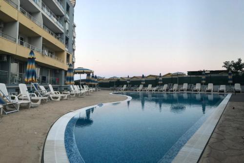The swimming pool at or close to EM Kristal Beach Nesebar