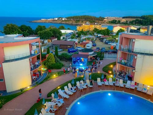 A view of the pool at Arapya Resort or nearby