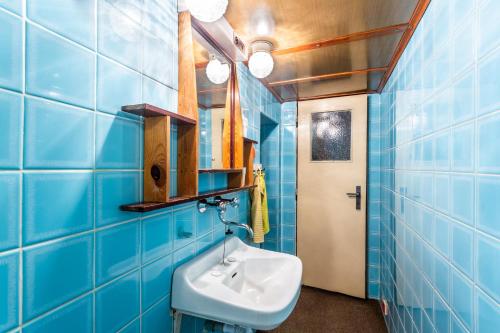Ein Badezimmer in der Unterkunft Chata Plešivka
