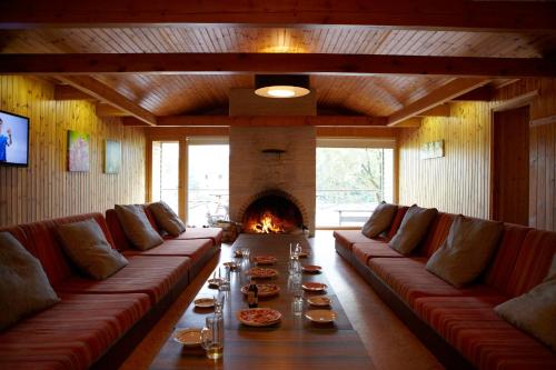 Χώρος καθιστικού στο Suurejõe Holiday House