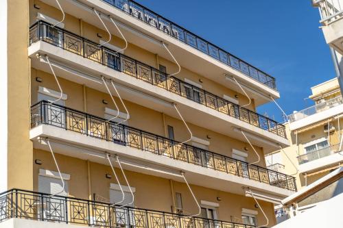 Balkon atau teras di Hotel Alkyon