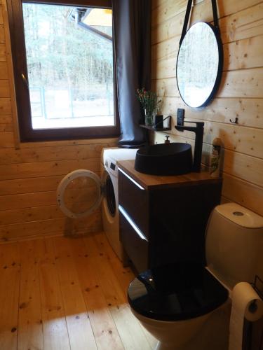 Een badkamer bij Bochenówka