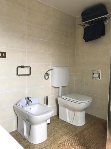 Koupelna v ubytování LA PLAYA Cottage con spiaggia privata