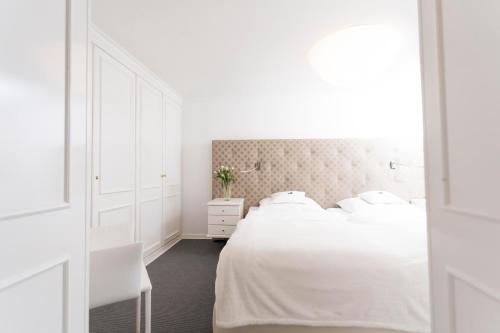 Postel nebo postele na pokoji v ubytování Haus Gerbens