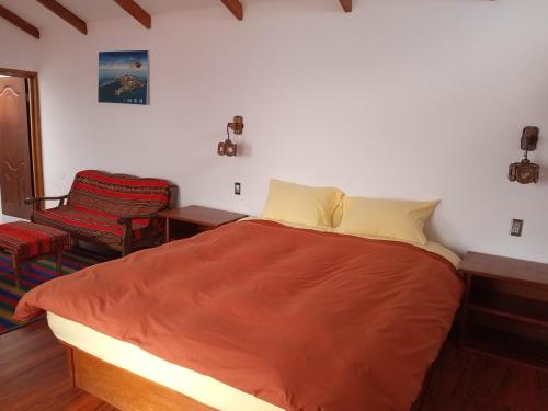 Letto o letti in una camera di Campo Santo