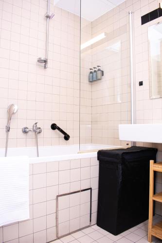 Koupelna v ubytování R213 Residences Botanique