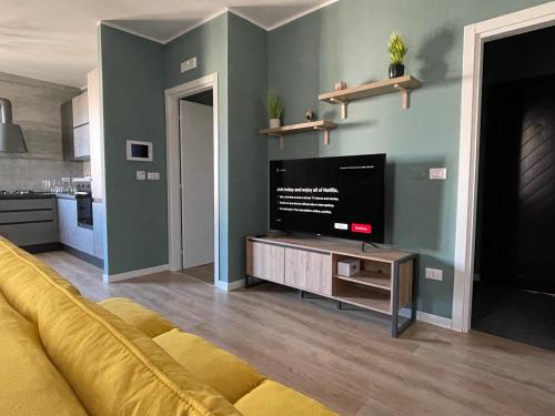 TV a/nebo společenská místnost v ubytování Urban Suite spa